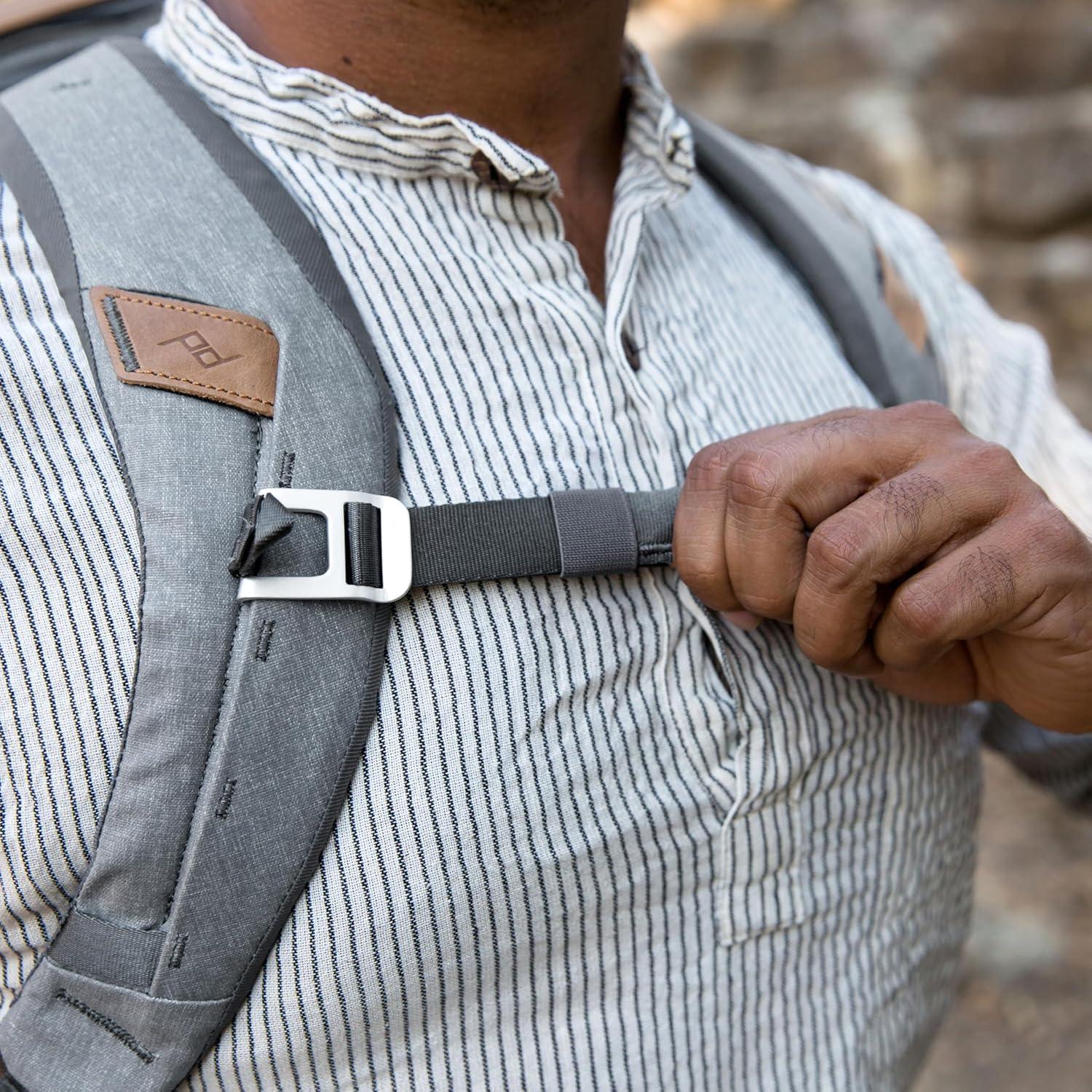 imagePeak Design Everyday Backpack Zip 20L Kelp 270Degree Zip Dual Side Pockets FlexFold Dividers Fits 15 Laptop For Camera Carry Daily Commutes or Travel Versatile Backpack for Men and WomenAsh