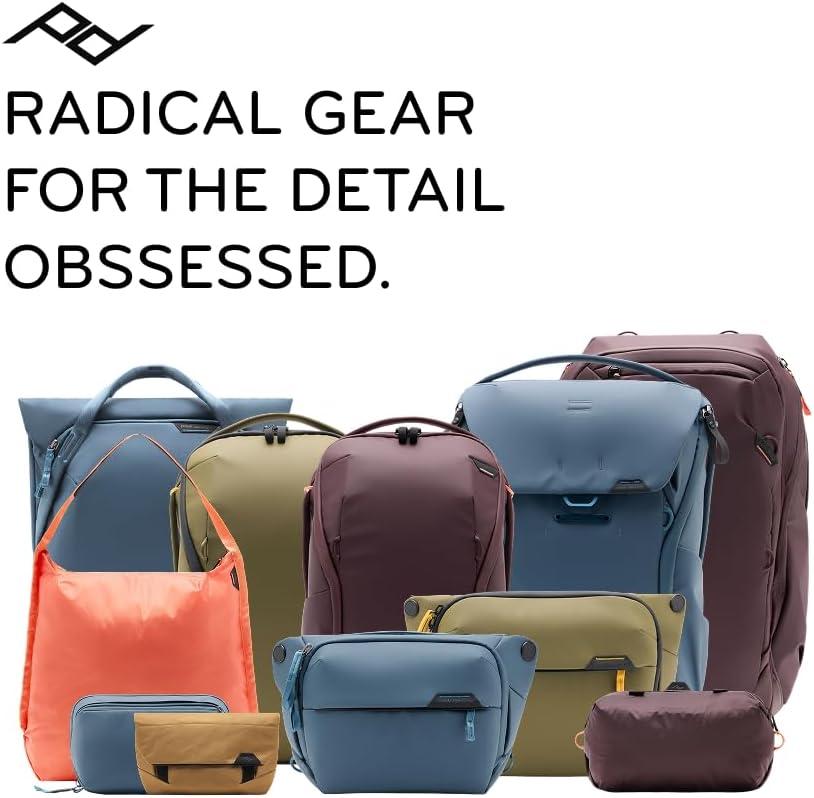 imagePeak Design Everyday Sling 6L Kelp Padded Adjustable Shoulder Strap for Crossbody or Waist Carry FlexFold Dividers Ideal for Carrying Cameras or Everyday Essentials Sling Bag for Men and Women