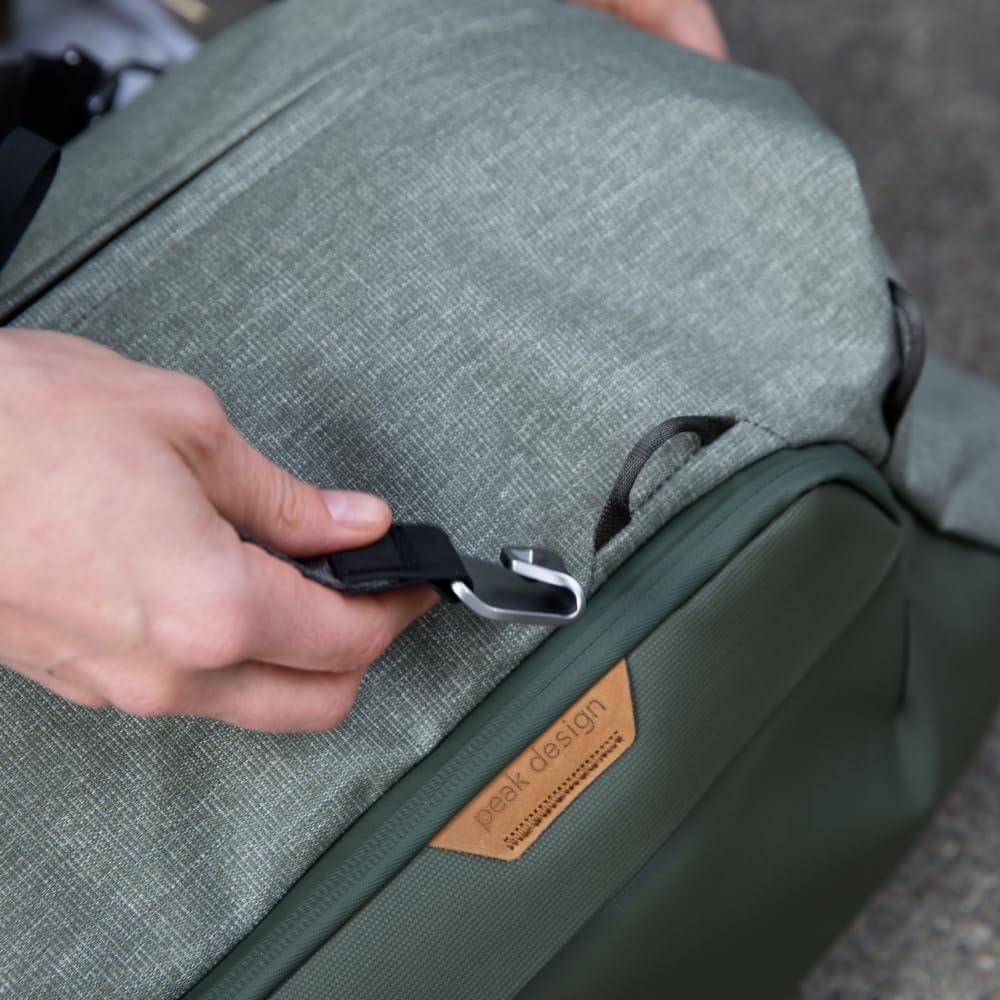 imagePeak Design Travel Duffel ExtraWide Single Zip Access Weatherproof Shell 4 External Pockets Fits Packing Cubes amp Camera Cubes Ideal for Weekend Trips Versatile Duffel Bag for TravelSage