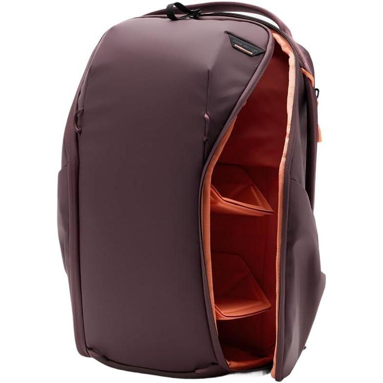 imagePeak Design Everyday Backpack Zip 20L Kelp 270Degree Zip Dual Side Pockets FlexFold Dividers Fits 15 Laptop For Camera Carry Daily Commutes or Travel Versatile Backpack for Men and WomenEclipse