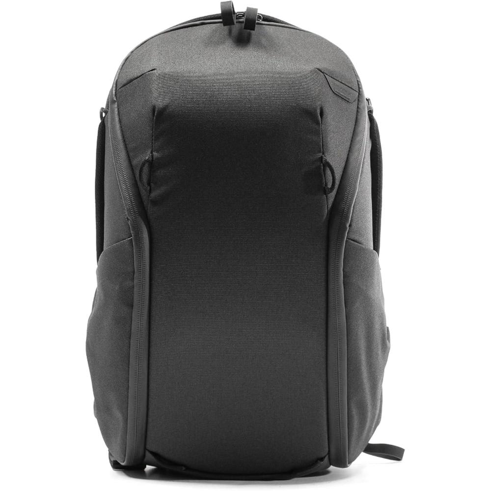 imagePeak Design Everyday Backpack Zip 20L Kelp 270Degree Zip Dual Side Pockets FlexFold Dividers Fits 15 Laptop For Camera Carry Daily Commutes or Travel Versatile Backpack for Men and WomenBlack