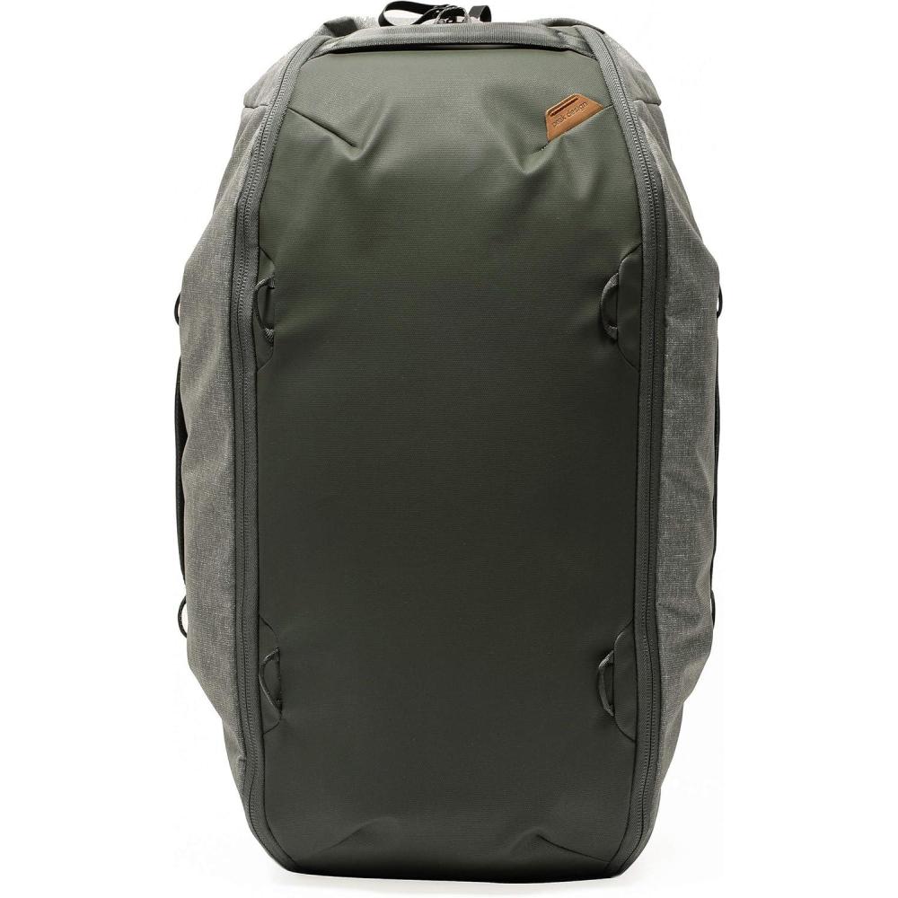 imagePeak Design Travel Duffelpack 4565L Ocean Weatherproof Duffel Backpack Expandable Design ExtraLong Zip Path Stowable Straps Fits Packing Cubes and Camera Cubes Versatile Duffel Bag for TravelSage