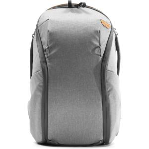 Peak Design Everyday Backpack Zip 20L, Kelp, 270-Degree Zip, Dual Side Pockets, FlexFold Dividers, Fits 15″ Laptop, For Camera Carry, Daily Commutes or Travel, Versatile Backpack for Men and Women(Ash)