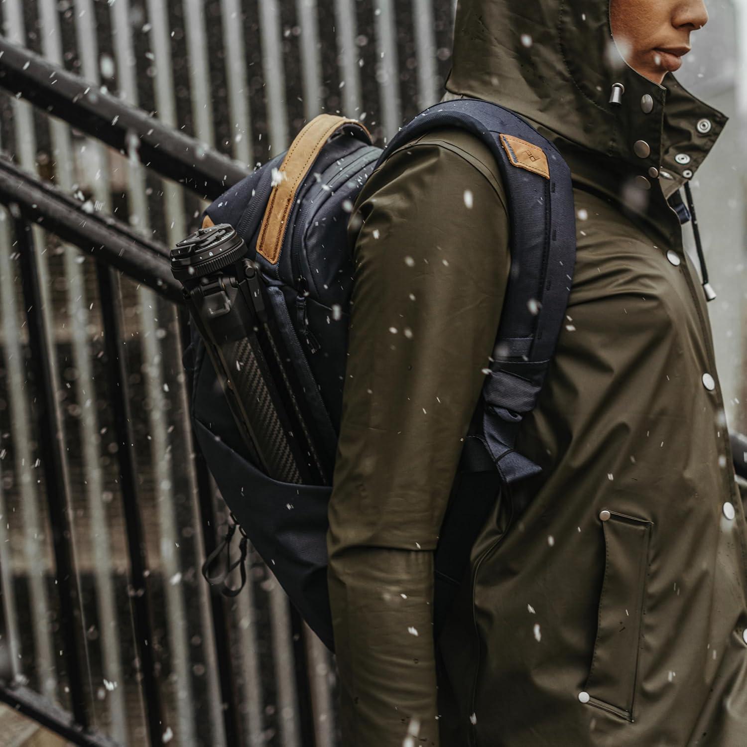 imagePeak Design Everyday Backpack Zip 20L Ash 270Degree Zip Dual Side Pockets FlexFold Dividers Fits 15 Laptop For Camera Carry Daily Commutes or Travel Versatile Backpack for Men and WomenMidnight Blue