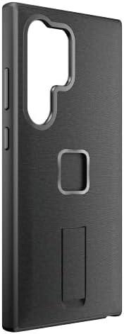 imagePeak Design Everyday Loop Phone Case for Samsung Galaxy S24 Ultra Charcoal With Loop Slim Profile Drop Resistant Weatherproof Fabric Shell SlimLink Connects to Peak Design Mobile Mounts amp Gear