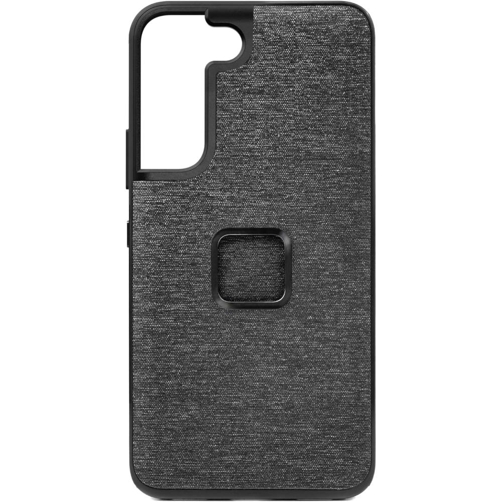 imagePeak Design Mobile Everyday Fabric Phone Case for Samsung Galaxy S22 Series Charcoal Slim Profile Drop Protection Weatherproof Fabric Shell SlimLink Connects to Peak Design Mobile Mounts amp Gear