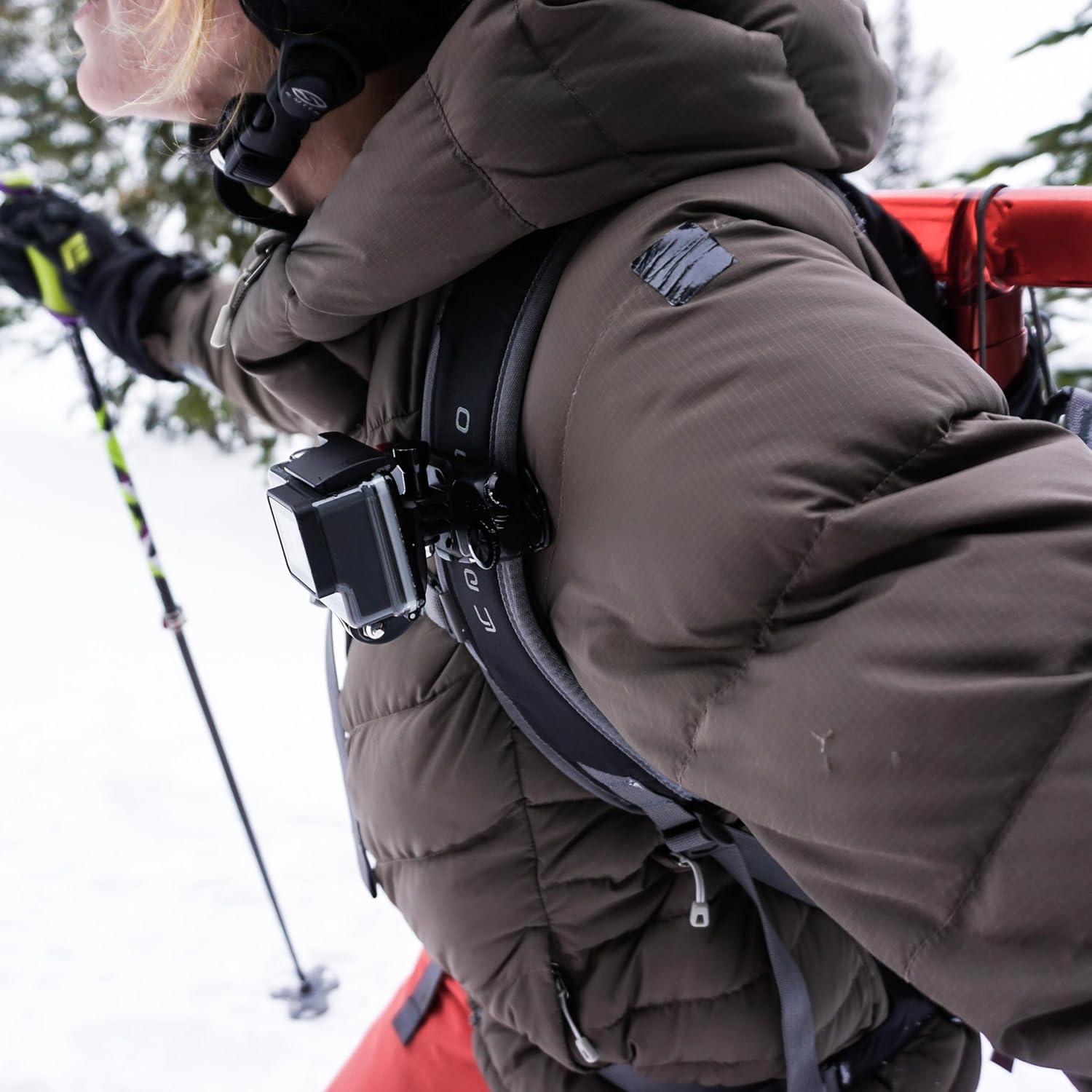 imagePeak Design POV Kit V2 Action Camera Mount Low Profile and Quick Connecting Mounts Action Cameras to Backpacks Belts and Straps Adjustable and Secure Requires Capture Camera Clip