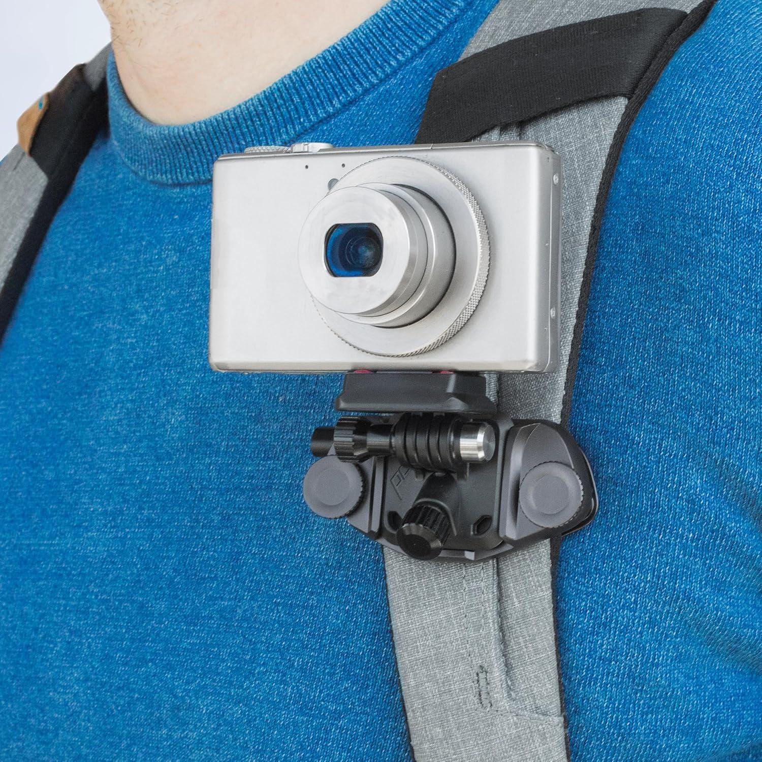 imagePeak Design POV Kit V2 Action Camera Mount Low Profile and Quick Connecting Mounts Action Cameras to Backpacks Belts and Straps Adjustable and Secure Requires Capture Camera Clip