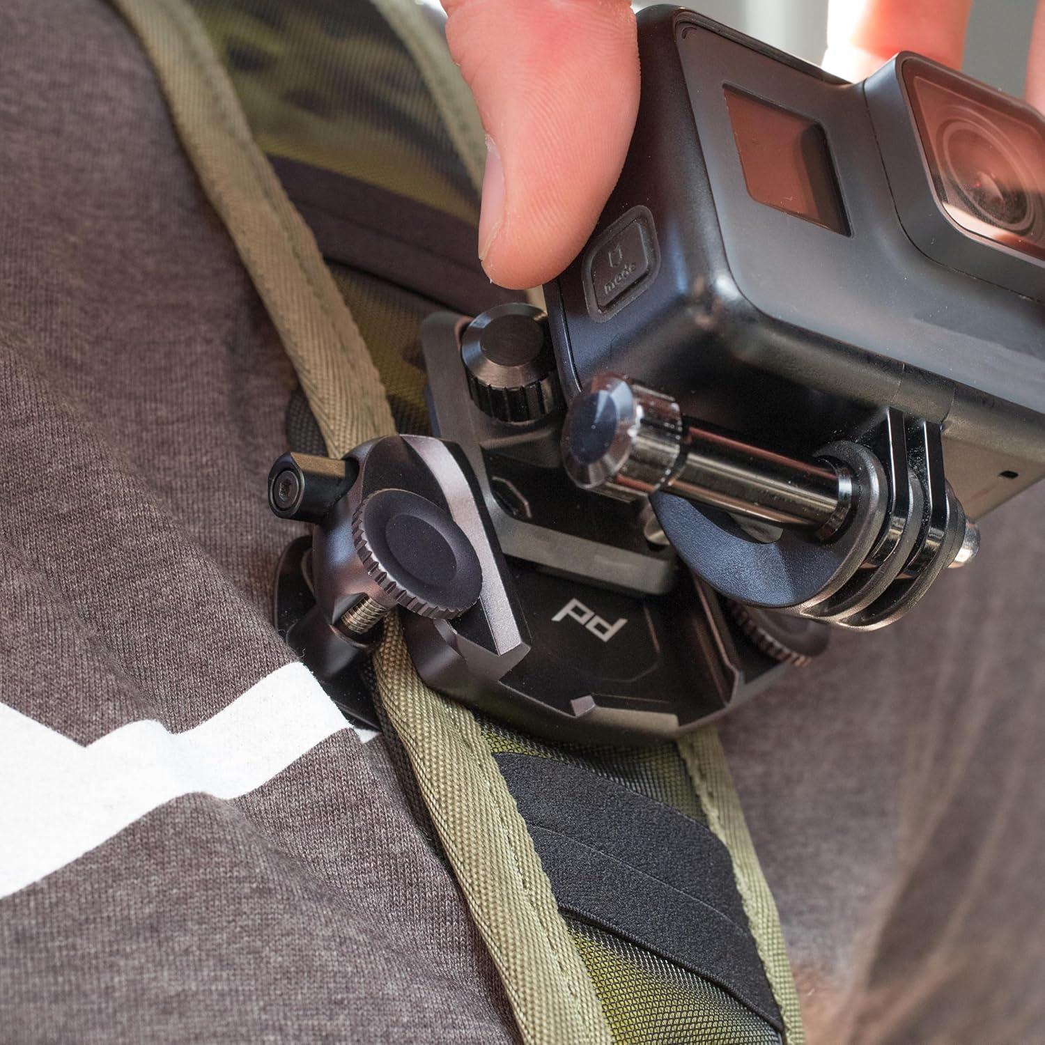imagePeak Design POV Kit V2 Action Camera Mount Low Profile and Quick Connecting Mounts Action Cameras to Backpacks Belts and Straps Adjustable and Secure Requires Capture Camera Clip