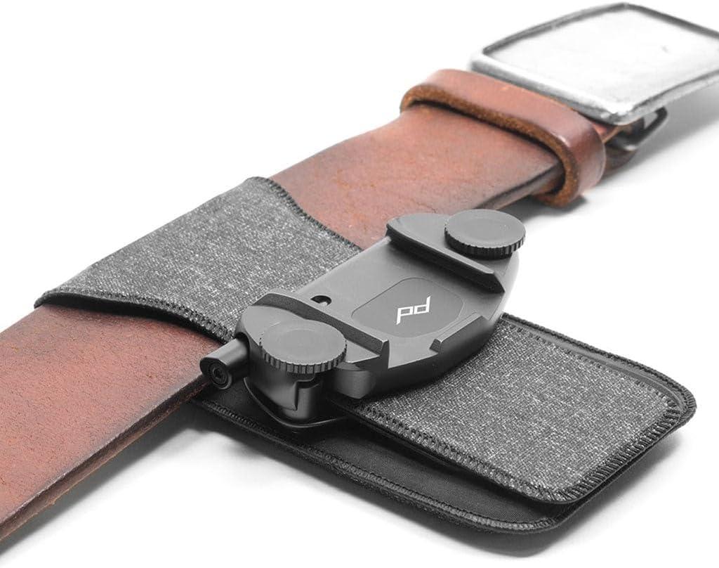 imagePeak Design Pro Pad V2 Charcoal Enhanced Comfort and Stability for Capture Camera Clip Holds DSLR Compact and Point and Shoot Bodies Attaches to Backpack Straps and Belts Weatherproof EVA FoamSmall Pack of 2