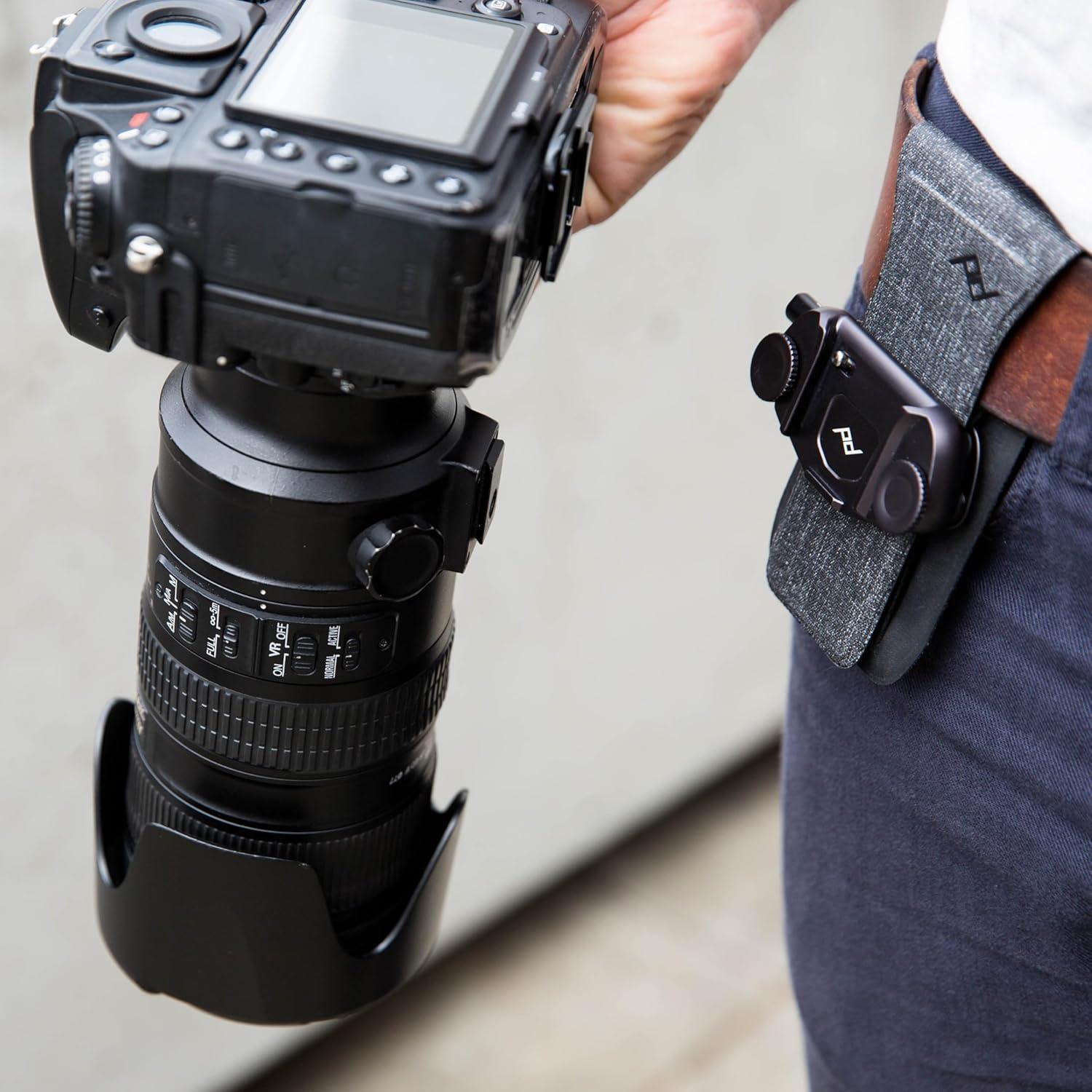 imagePeak Design Pro Pad V2 Charcoal Enhanced Comfort and Stability for Capture Camera Clip Holds DSLR Compact and Point and Shoot Bodies Attaches to Backpack Straps and Belts Weatherproof EVA FoamSmall