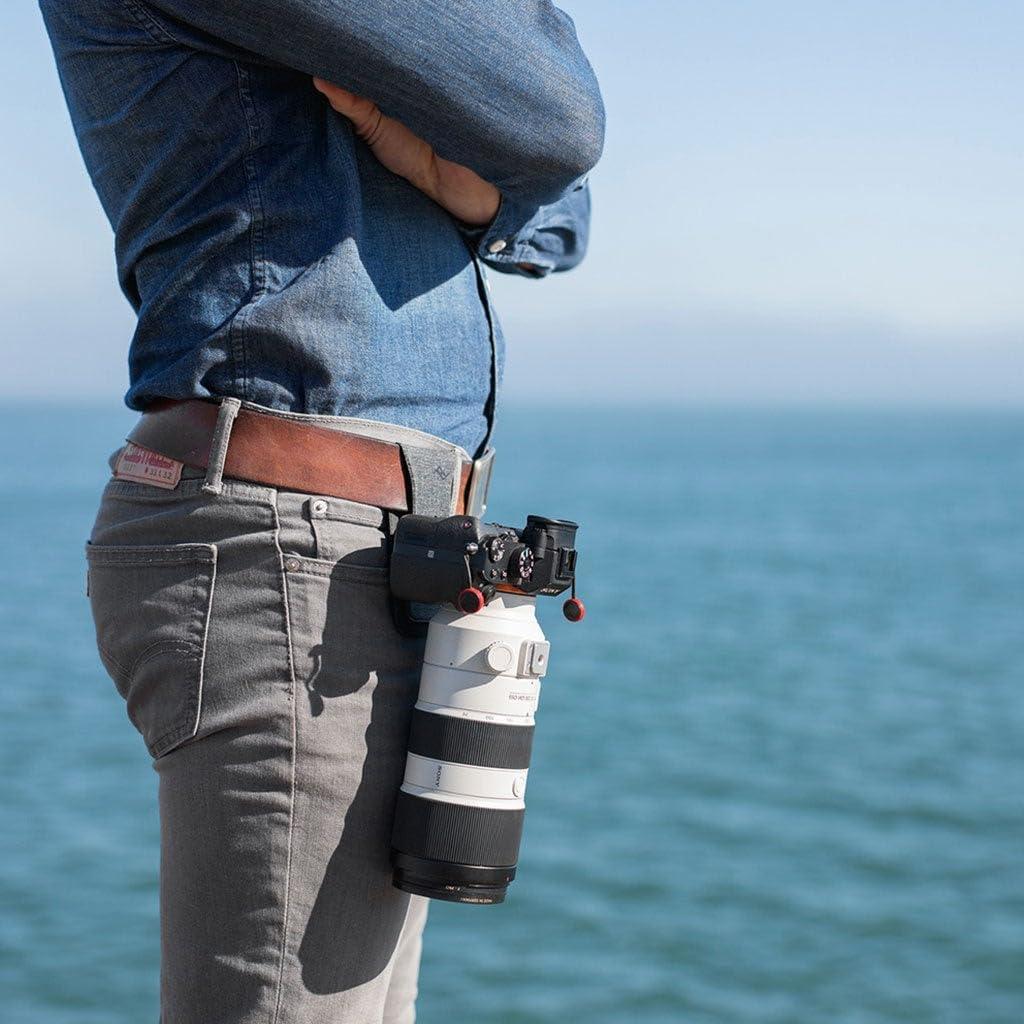 imagePeak Design Pro Pad V2 Charcoal Enhanced Comfort and Stability for Capture Camera Clip Holds DSLR Compact and Point and Shoot Bodies Attaches to Backpack Straps and Belts Weatherproof EVA FoamSmall Pack of 2