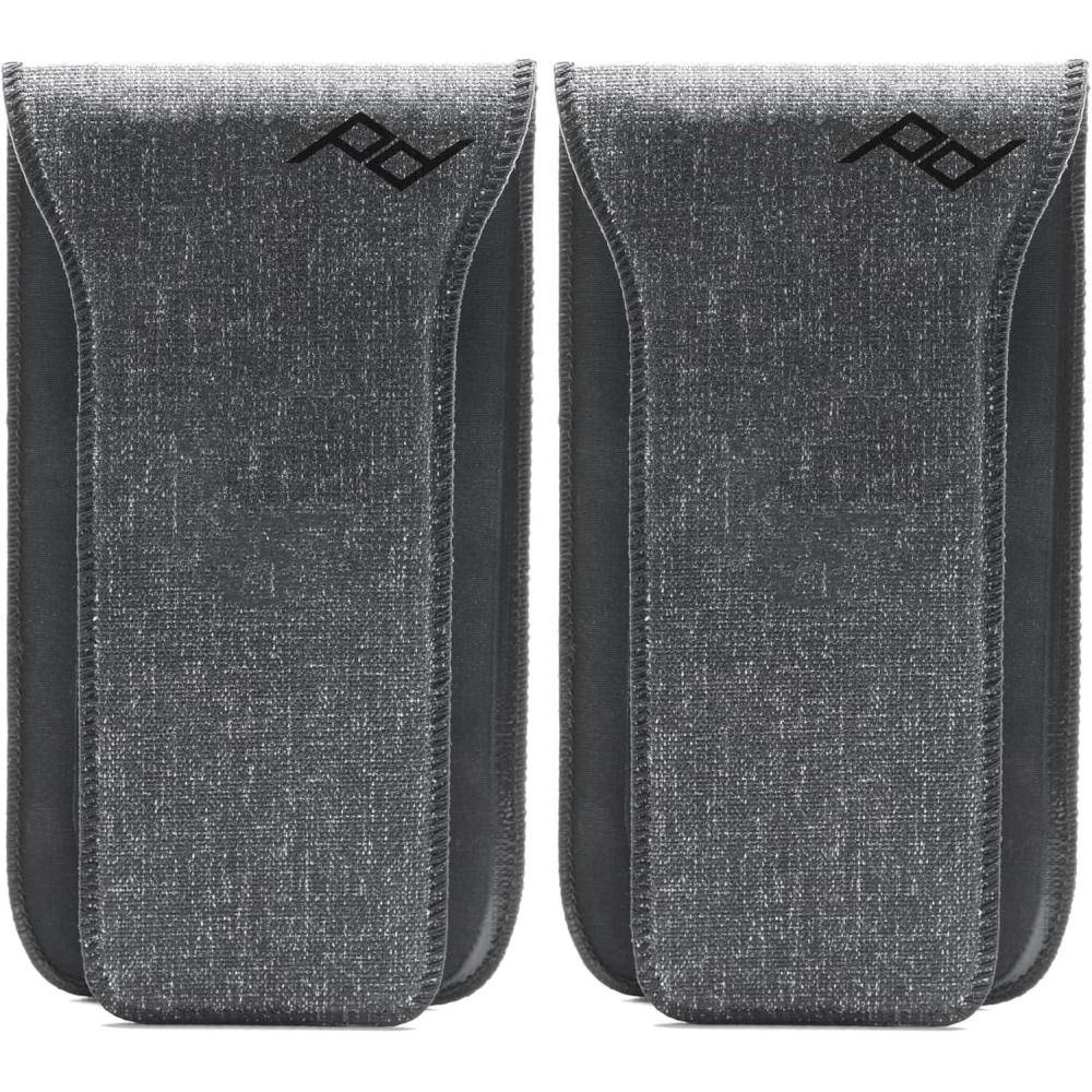 imagePeak Design Pro Pad V2 Charcoal Enhanced Comfort and Stability for Capture Camera Clip Holds DSLR Compact and Point and Shoot Bodies Attaches to Backpack Straps and Belts Weatherproof EVA FoamSmall Pack of 2