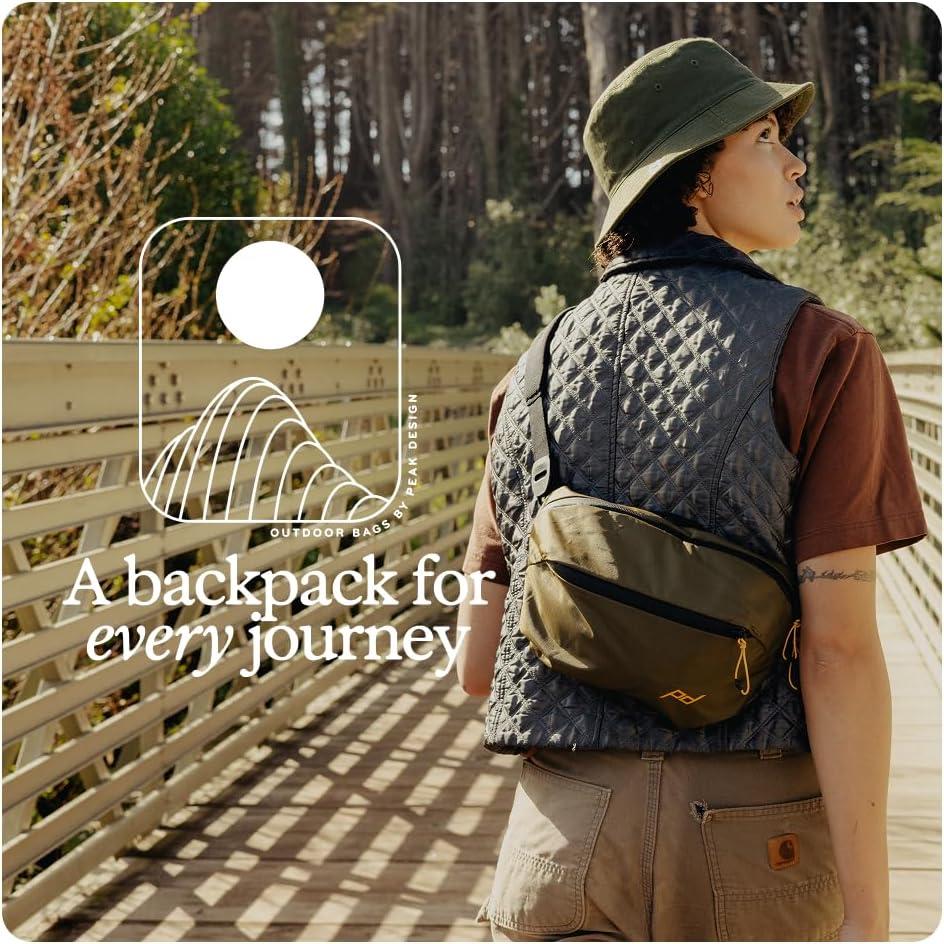 imagePeak Design Outdoor Sling Padded Adjustable Strap for Crossbody amp Waist Carry Ideal for Carrying Cameras amp EssentialsCloud