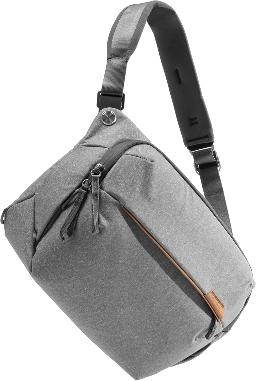imagePeak Design Everyday Sling 10L Ash Padded Adjustable Shoulder Strap for Crossbody or Waist Carry FlexFold Dividers Ideal for Carrying Cameras or Everyday Essentials Sling Bag for Men and Women