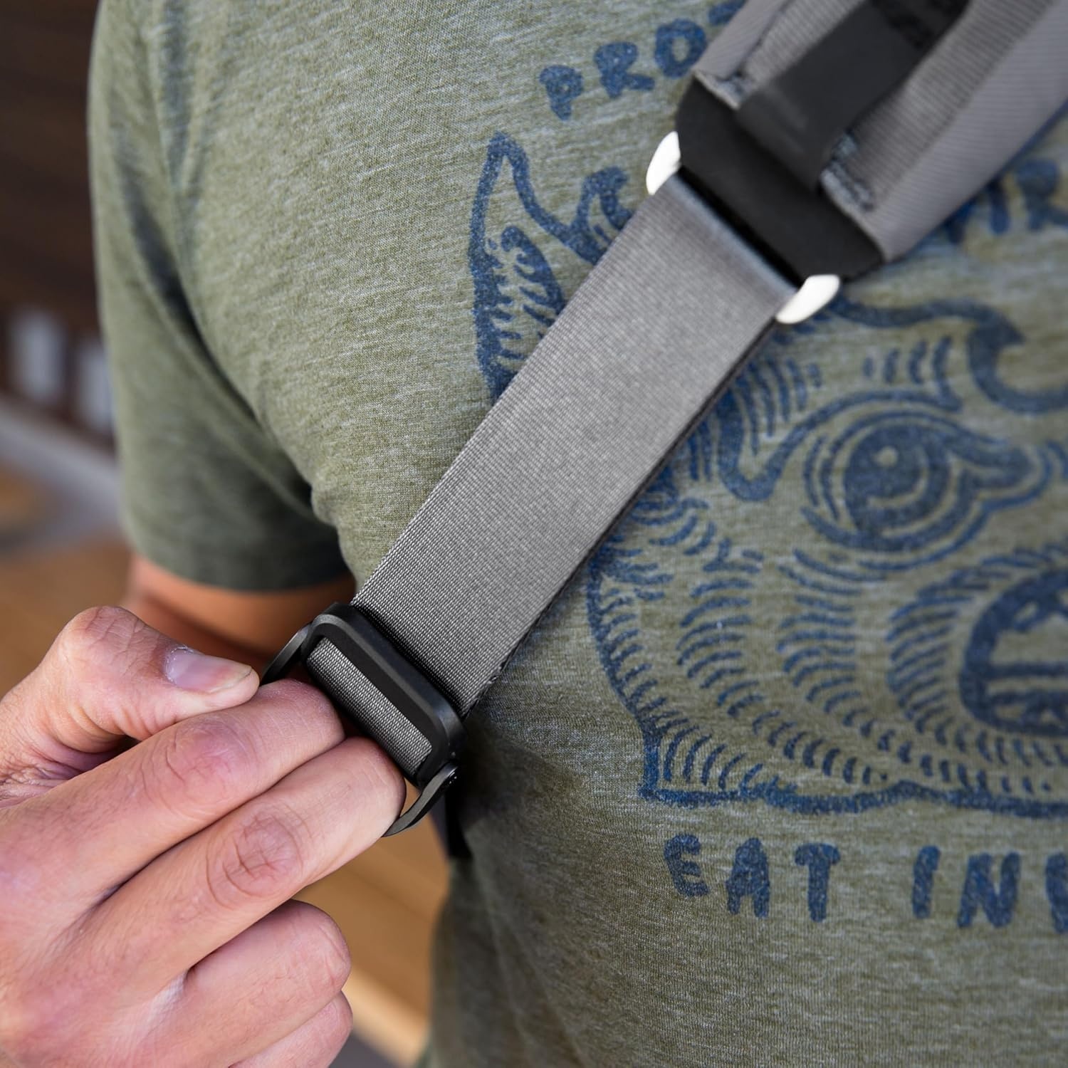 imagePeak Design Everyday Sling 10L Ash Padded Adjustable Shoulder Strap for Crossbody or Waist Carry FlexFold Dividers Ideal for Carrying Cameras or Everyday Essentials Sling Bag for Men and Women
