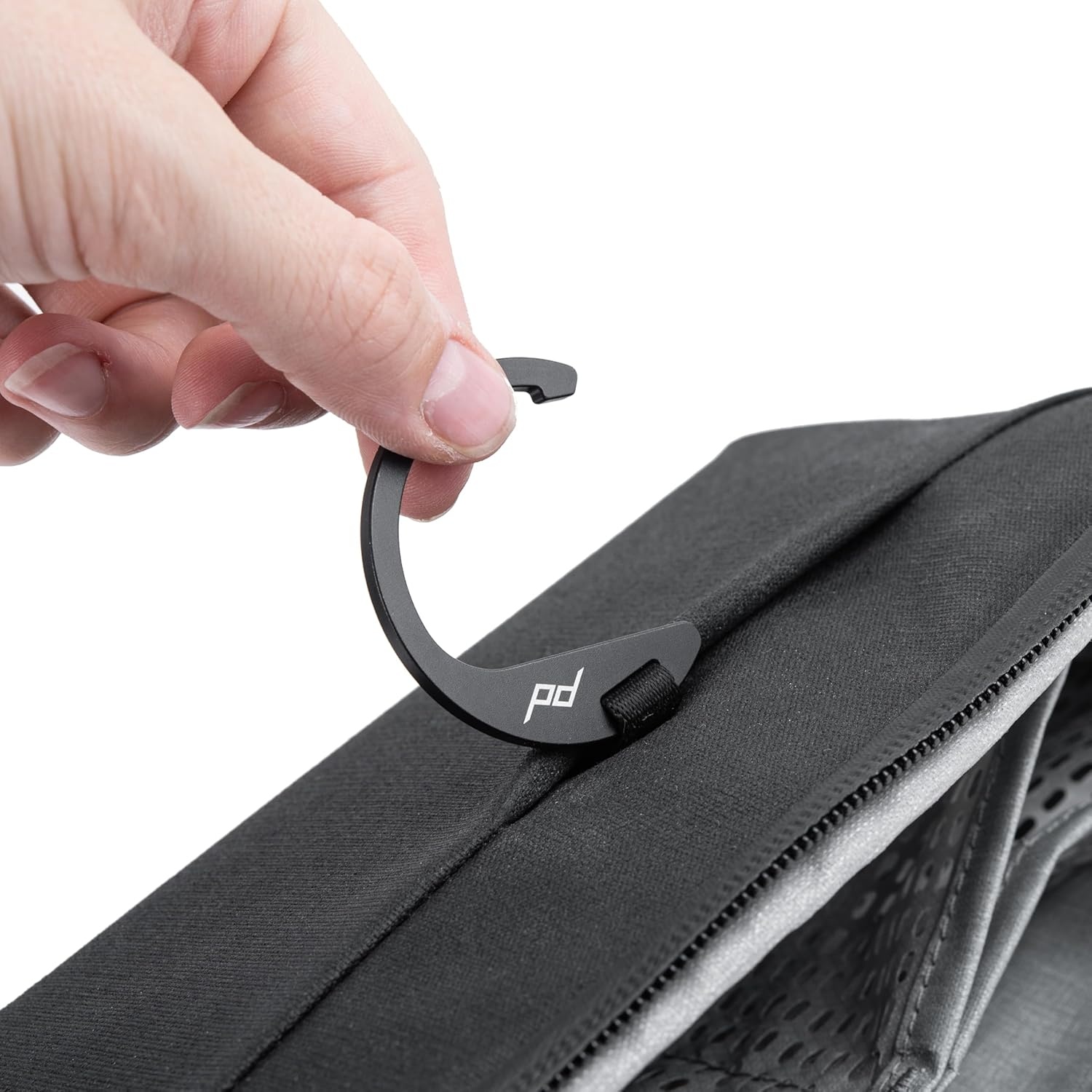 imagePeak Design Wash Pouch Black Weatherproof Travel Toiletry Bag Upright or Hanging Dopp Kit with Pockets Magnetic Toothbrush Pocket Wide UltraZip Opening Toiletry Bag for Men and WomenBlack