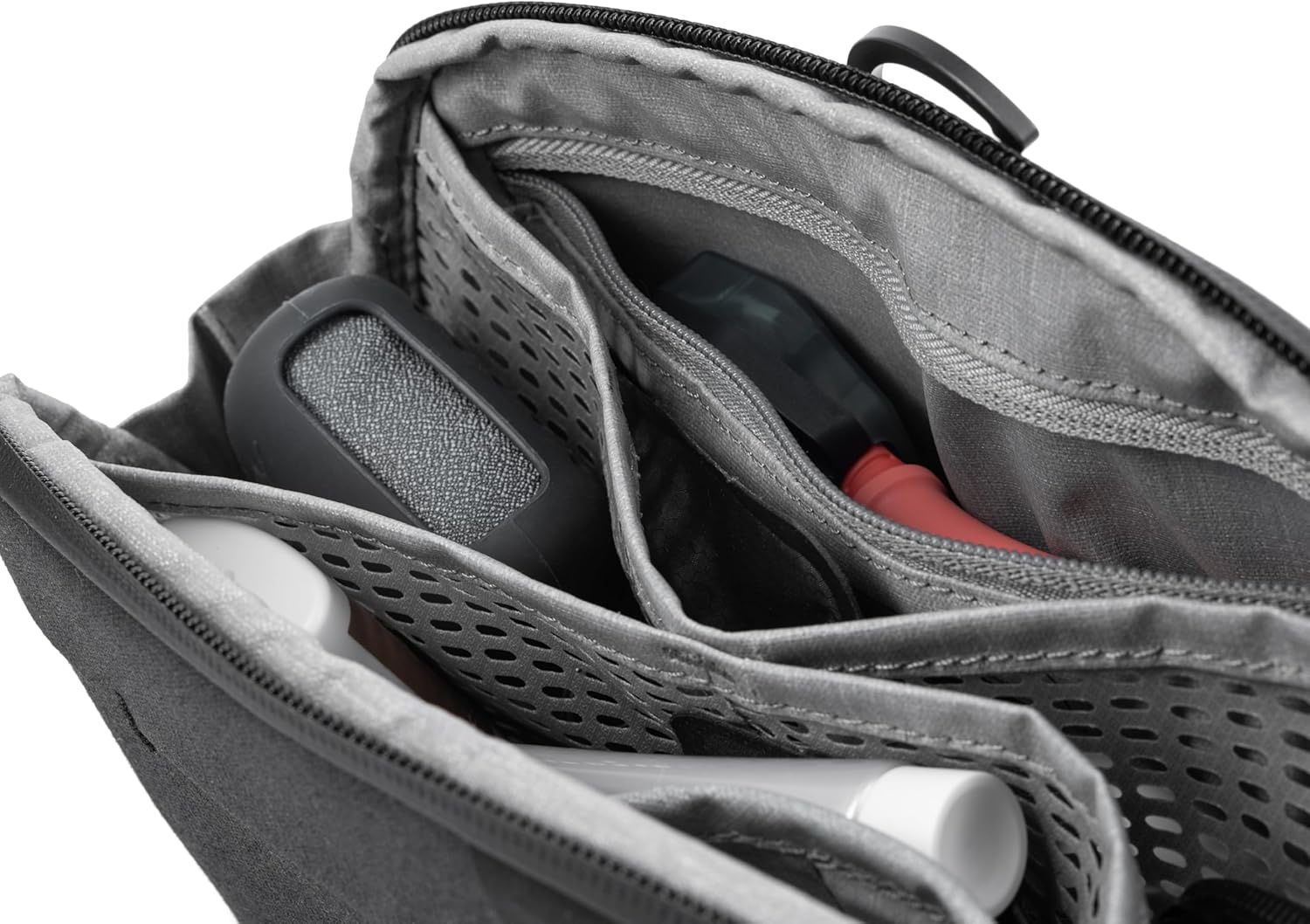 imagePeak Design Wash Pouch Black Weatherproof Travel Toiletry Bag Upright or Hanging Dopp Kit with Pockets Magnetic Toothbrush Pocket Wide UltraZip Opening Toiletry Bag for Men and WomenBlack