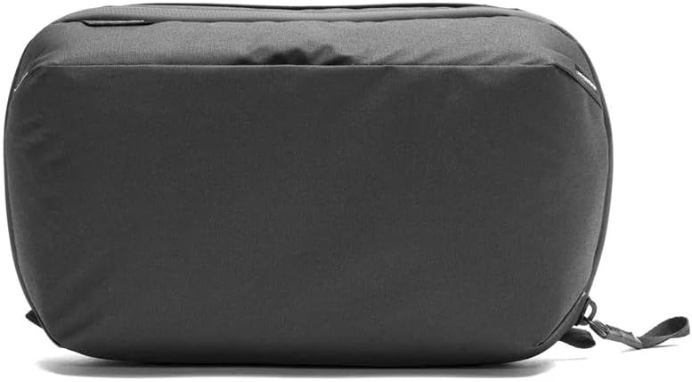 imagePeak Design Wash Pouch Black Weatherproof Travel Toiletry Bag Upright or Hanging Dopp Kit with Pockets Magnetic Toothbrush Pocket Wide UltraZip Opening Toiletry Bag for Men and WomenBlack