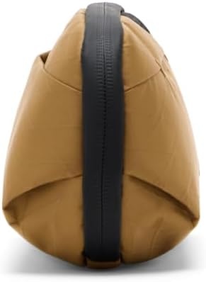 imagePeak Design Wash Pouch Black Weatherproof Travel Toiletry Bag Upright or Hanging Dopp Kit with Pockets Magnetic Toothbrush Pocket Wide UltraZip Opening Toiletry Bag for Men and WomenCoyote