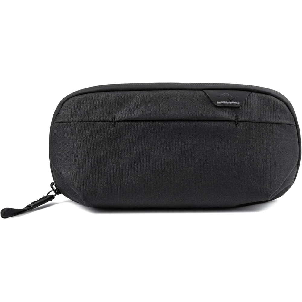 imagePeak Design Wash Pouch Black Weatherproof Travel Toiletry Bag Upright or Hanging Dopp Kit with Pockets Magnetic Toothbrush Pocket Wide UltraZip Opening Toiletry Bag for Men and WomenBlack